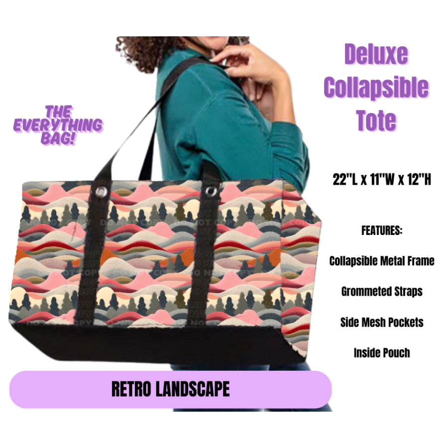 Preorder Custom Large Collapsible Tote Bags - Closes 19 May - ETA late Sep 2025 Lunch Boxes &amp; Totes