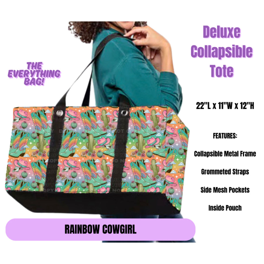 Preorder Custom Large Collapsible Tote Bags - Closes 19 May - ETA late Sep 2025 Lunch Boxes &amp; Totes