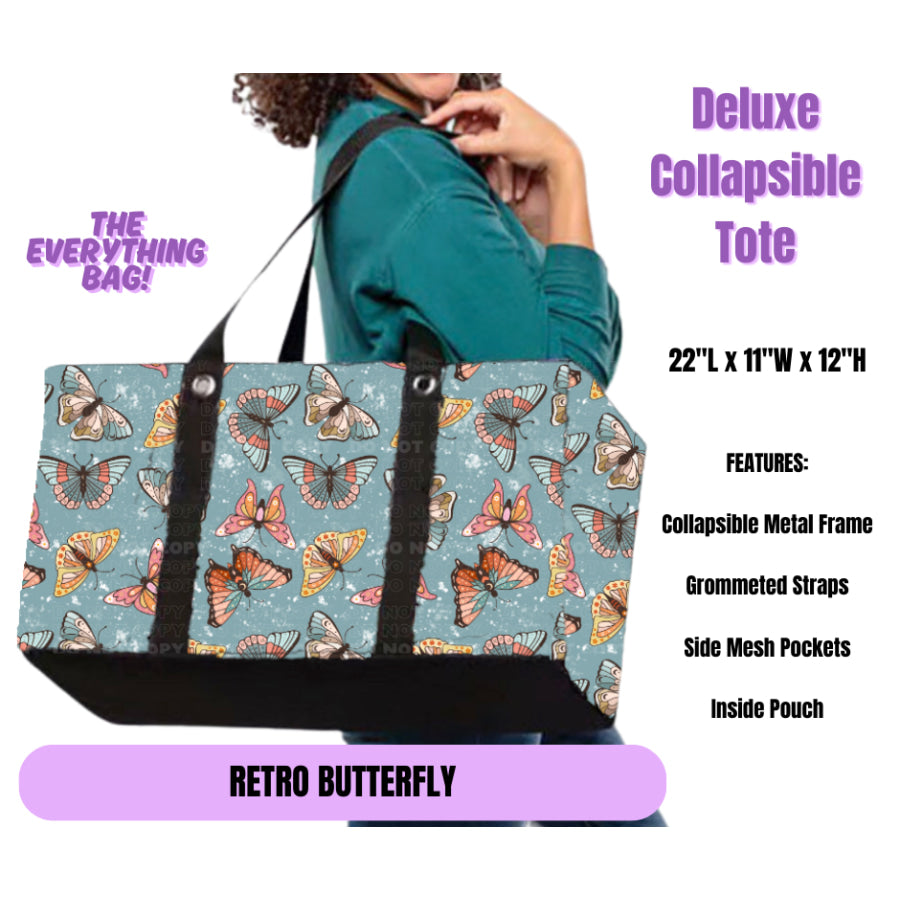 Preorder Custom Large Collapsible Tote Bags - Closes 19 May - ETA late Sep 2025 Lunch Boxes &amp; Totes