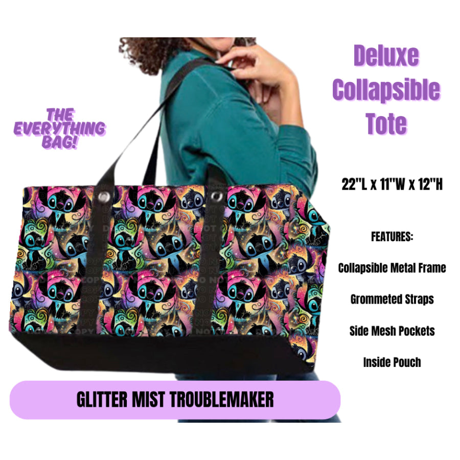 Preorder Custom Large Collapsible Tote Bags - Closes 23 Jun - ETA late Oct 2025 Lunch Boxes &amp; Totes