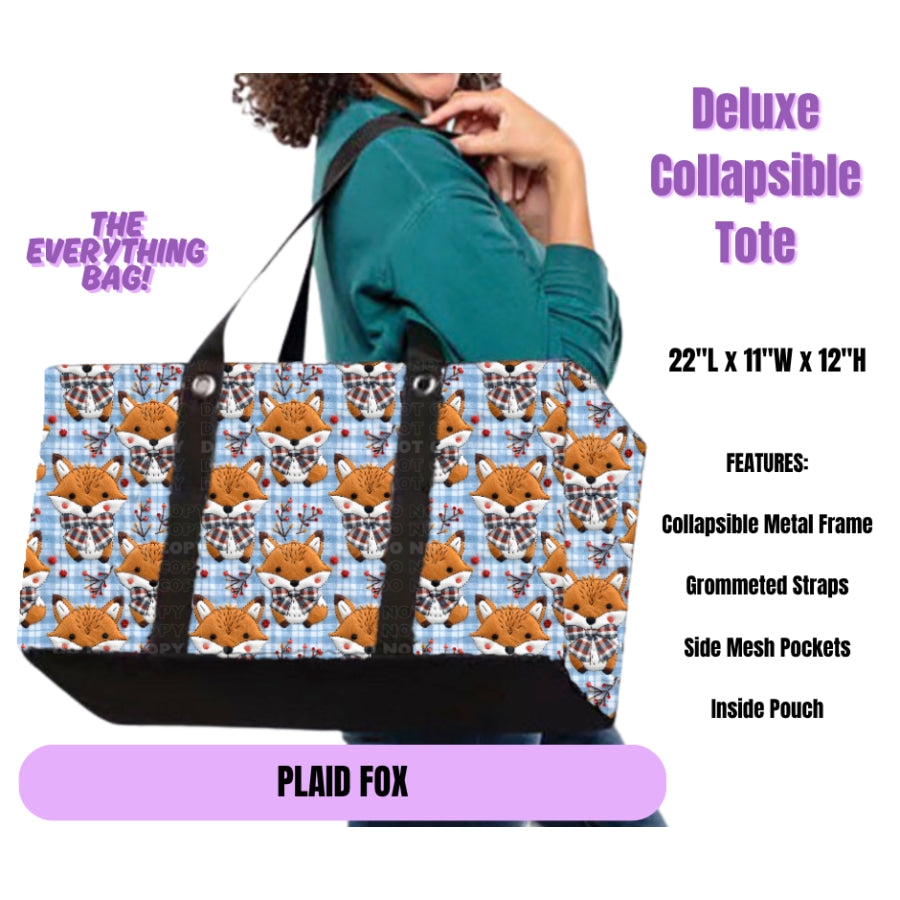 Preorder Custom Large Collapsible Tote Bags - Closes 23 Jun - ETA late Oct 2025 Lunch Boxes &amp; Totes