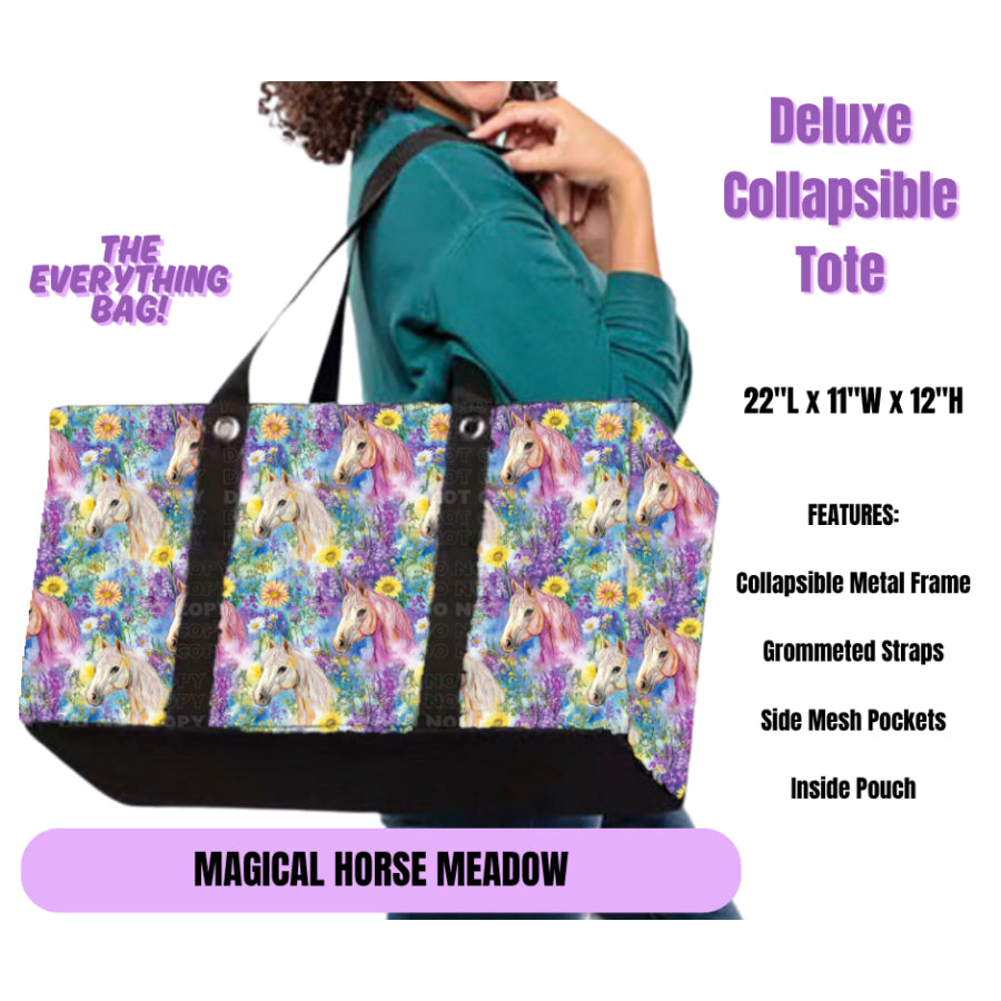 Preorder Custom Large Collapsible Tote Bags - Closes 23 Jun - ETA late Oct 2025 Lunch Boxes &amp; Totes