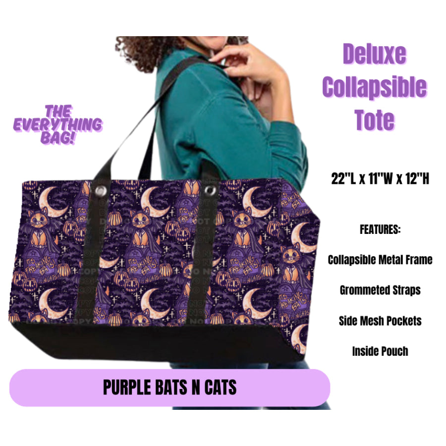 Preorder Custom Large Collapsible Tote Bags - Closes 23 Jun - ETA late Oct 2025 Lunch Boxes &amp; Totes