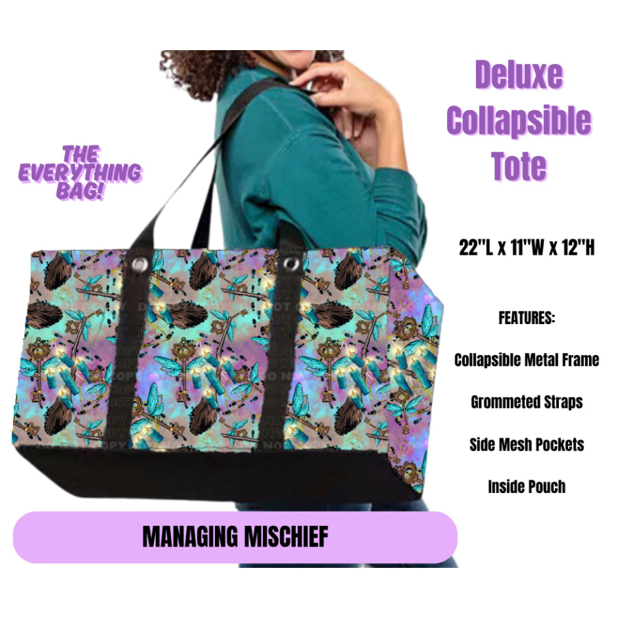 Preorder Custom Large Collapsible Tote Bags - Closes 23 Jun - ETA late Oct 2025 Lunch Boxes &amp; Totes
