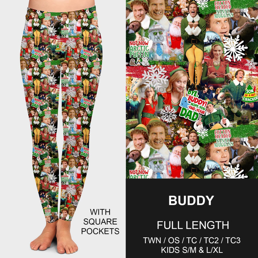 PREORDER Custom Leggings / Joggers - Buddy - Closes 8 Oct - ETA late Dec 2024 Loungewear