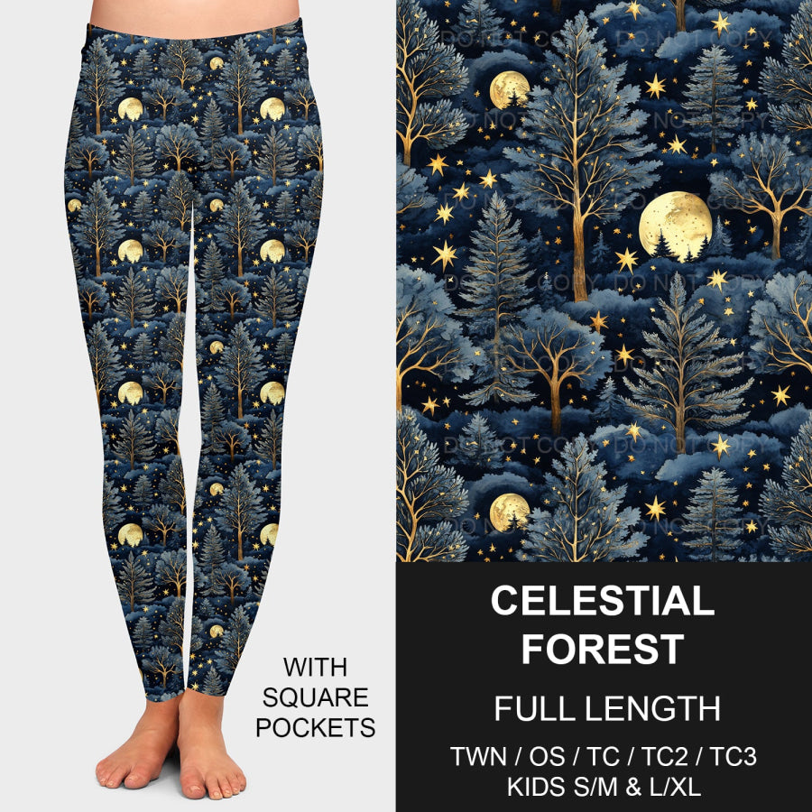 PREORDER Custom Leggings / Joggers - Celestial Forest - Closes 7 Jan - ETA late Apr 2025 Loungewear