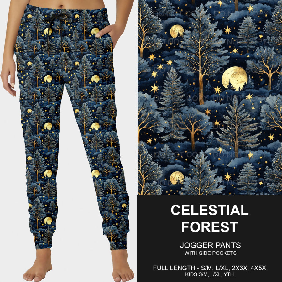 PREORDER Custom Leggings / Joggers - Celestial Forest - Closes 7 Jan - ETA late Apr 2025 Loungewear