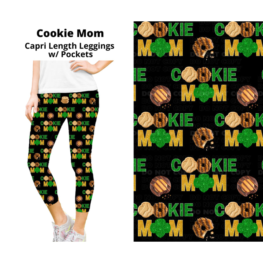 Preorder Custom Leggings / Joggers - Cookie Mom - Closes 23 Sep - ETA mid Dec 2024 Leggings