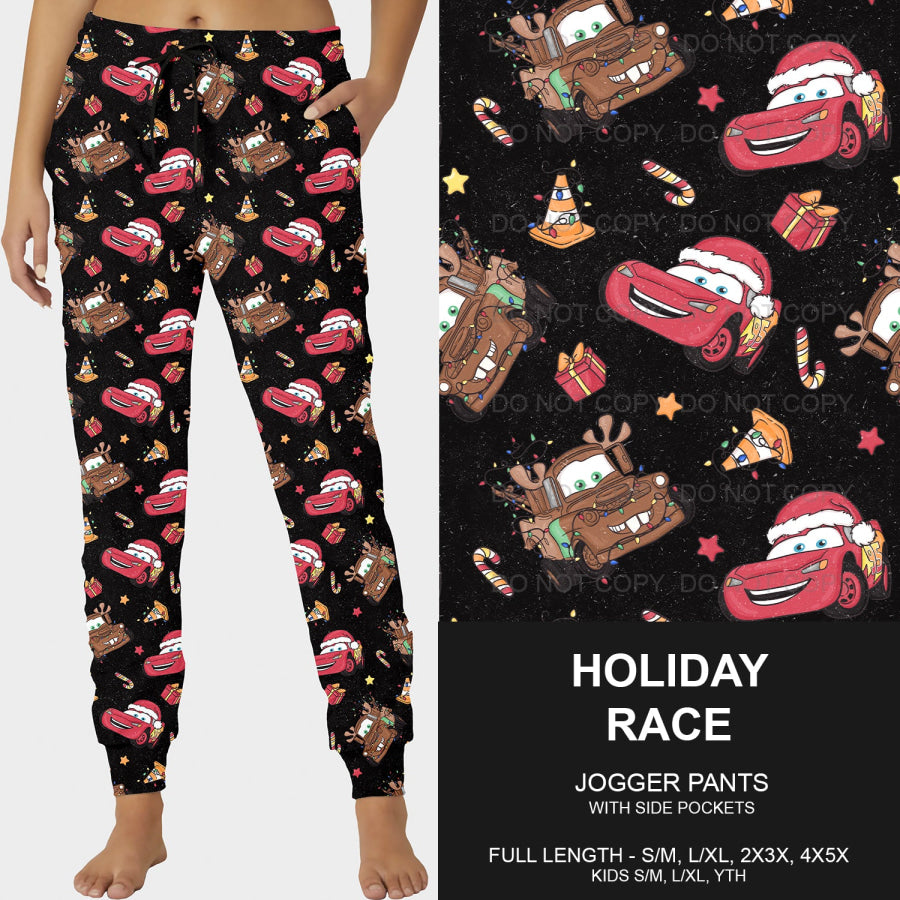 PREORDER Custom Leggings / Joggers - Holiday Race - Closes 8 Oct - ETA late Dec 2024 Loungewear