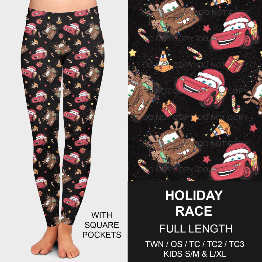 PREORDER Custom Leggings / Joggers - Holiday Race - Closes 8 Oct - ETA late Dec 2024 Loungewear