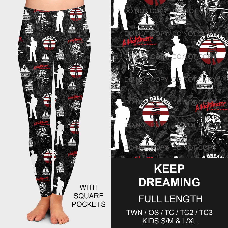 PREORDER Custom Leggings / Joggers - Keep Dreaming - Closes 26 Sep - ETA mid Dec 2024 Loungewear