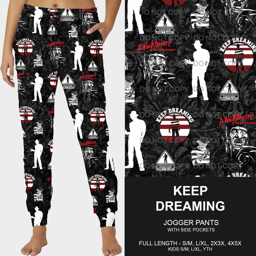 PREORDER Custom Leggings / Joggers - Keep Dreaming - Closes 26 Sep - ETA mid Dec 2024 Loungewear