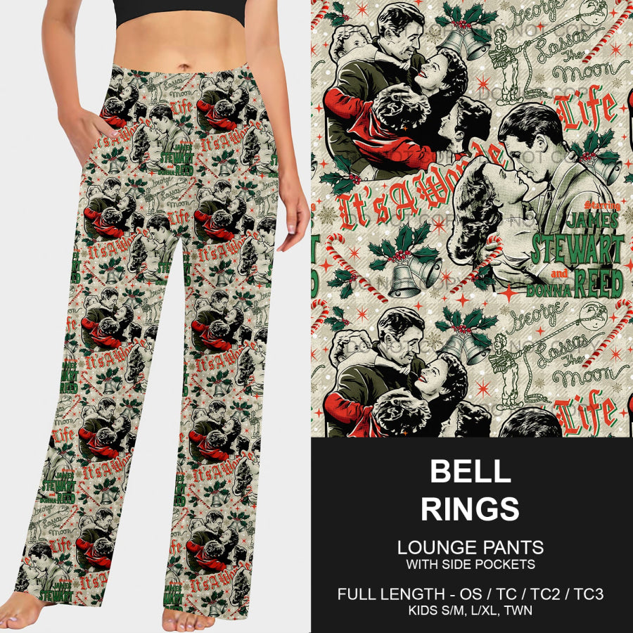 PREORDER Custom Leggings / Joggers / Loungers - Bell Rings - Closes 1 Oct - ETA late Dec 2024 Loungewear