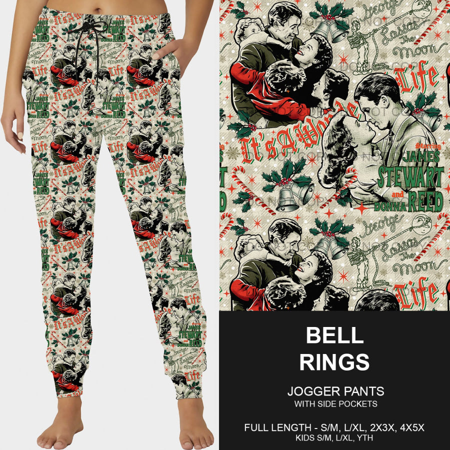 PREORDER Custom Leggings / Joggers / Loungers - Bell Rings - Closes 1 Oct - ETA late Dec 2024 Loungewear