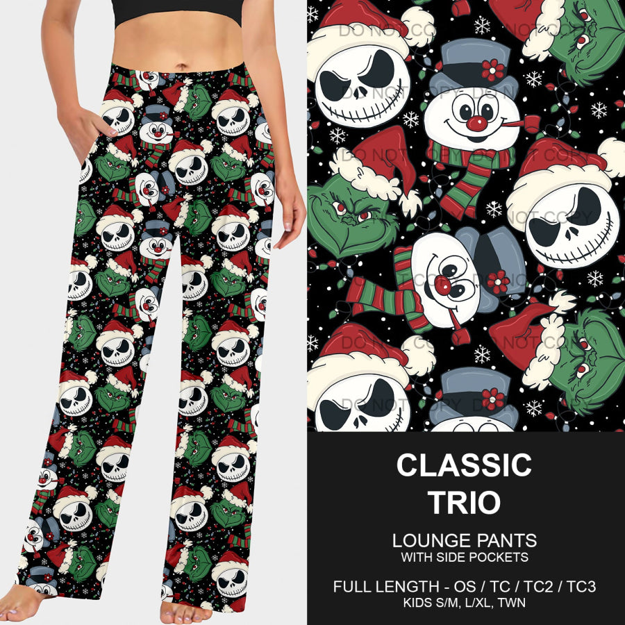 PREORDER Custom Leggings / Joggers / Loungers - Classic Trio - Closes 17 Sep - ETA early Dec 2024 Loungewear