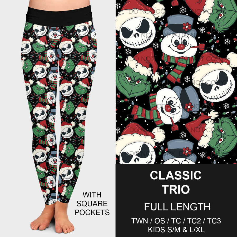 PREORDER Custom Leggings / Joggers / Loungers - Classic Trio - Closes 17 Sep - ETA early Dec 2024 Loungewear