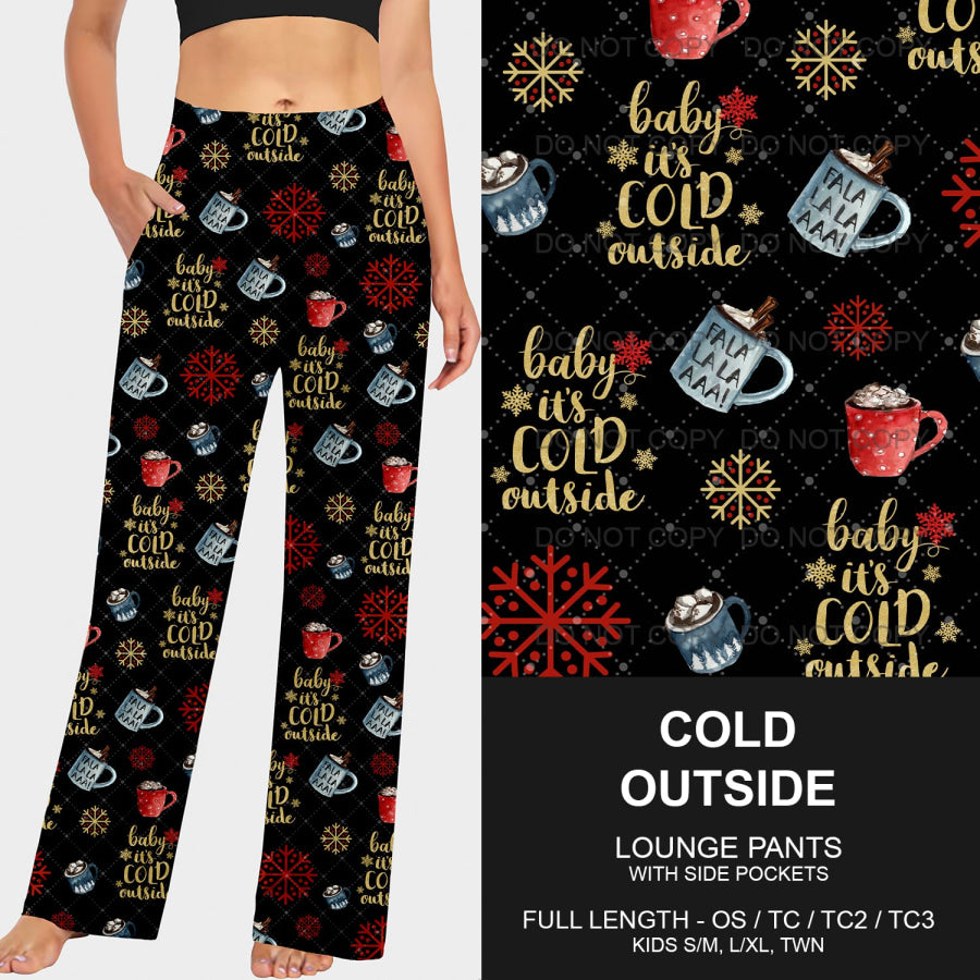 PREORDER Custom Leggings / Joggers / Loungers - Cold Outside - Closes 1 Oct - ETA late Dec 2024 Loungewear