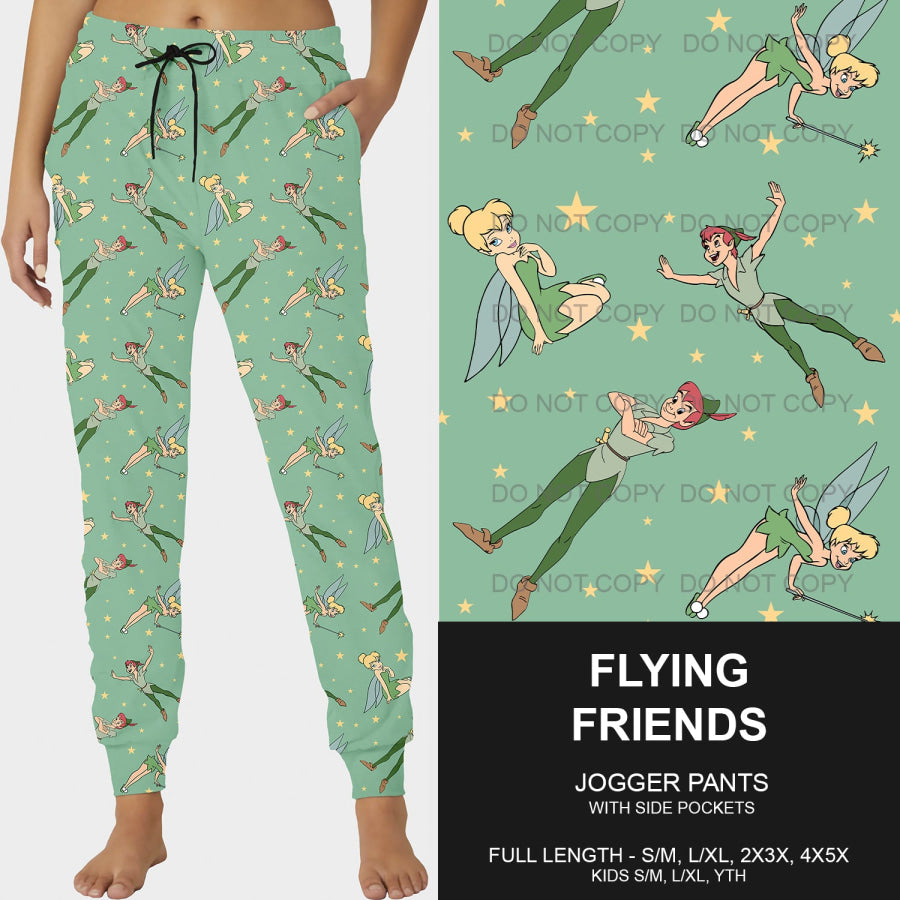 PREORDER Custom Leggings / Joggers / Loungers - Flying Friends - Closes 24 Sep - ETA mid Dec 2024 Loungewear