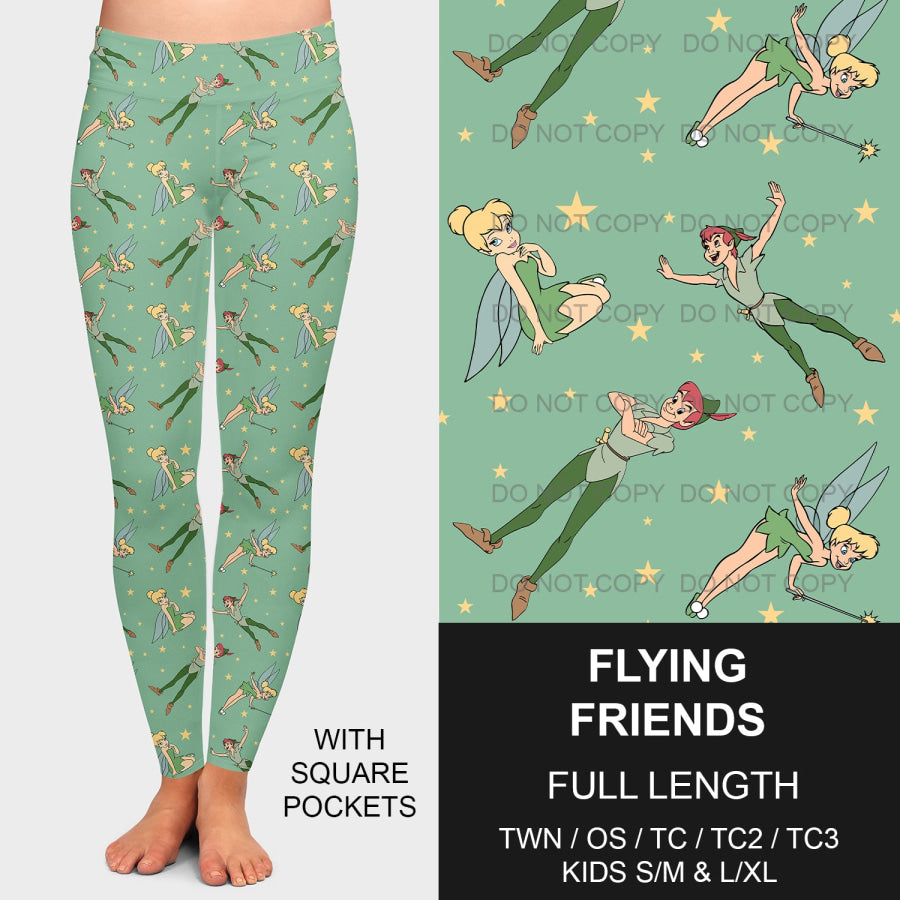 PREORDER Custom Leggings / Joggers / Loungers - Flying Friends - Closes 24 Sep - ETA mid Dec 2024 Loungewear