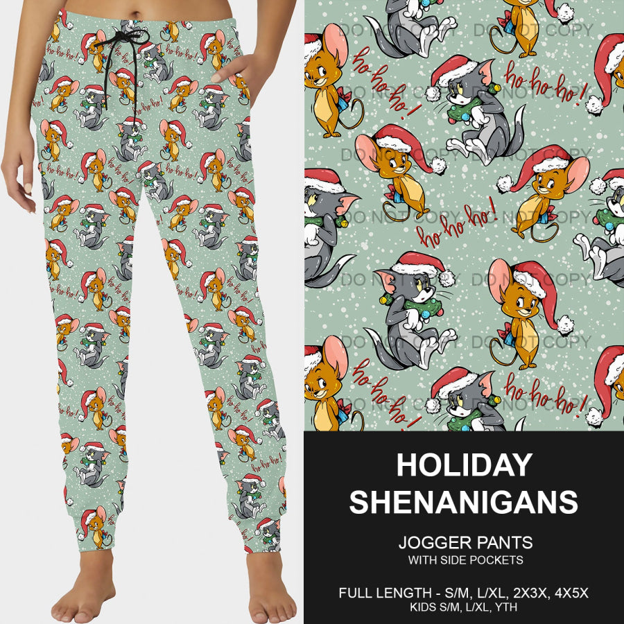 PREORDER Custom Leggings / Joggers / Loungers - Holiday Shenanigans - Closes 1 Oct - ETA late Dec 2024 Loungewear