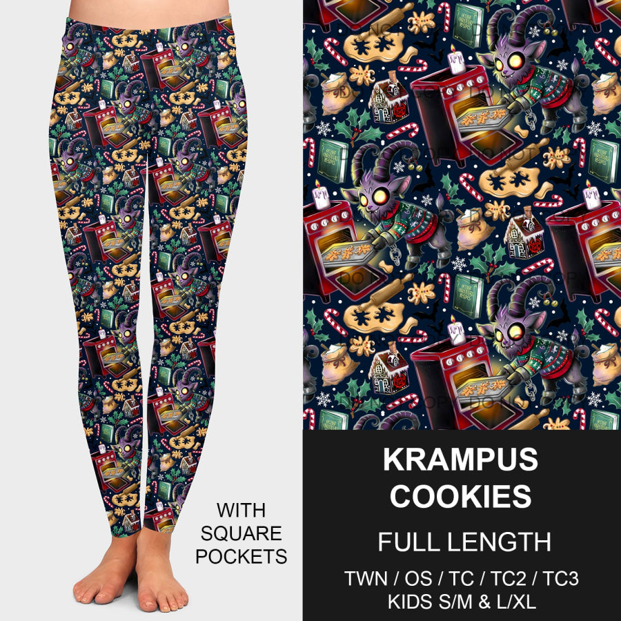 PREORDER Custom Leggings / Joggers / Loungers - Krampus Cookies - Closes 17 Sep - ETA early Dec 2024 Loungewear