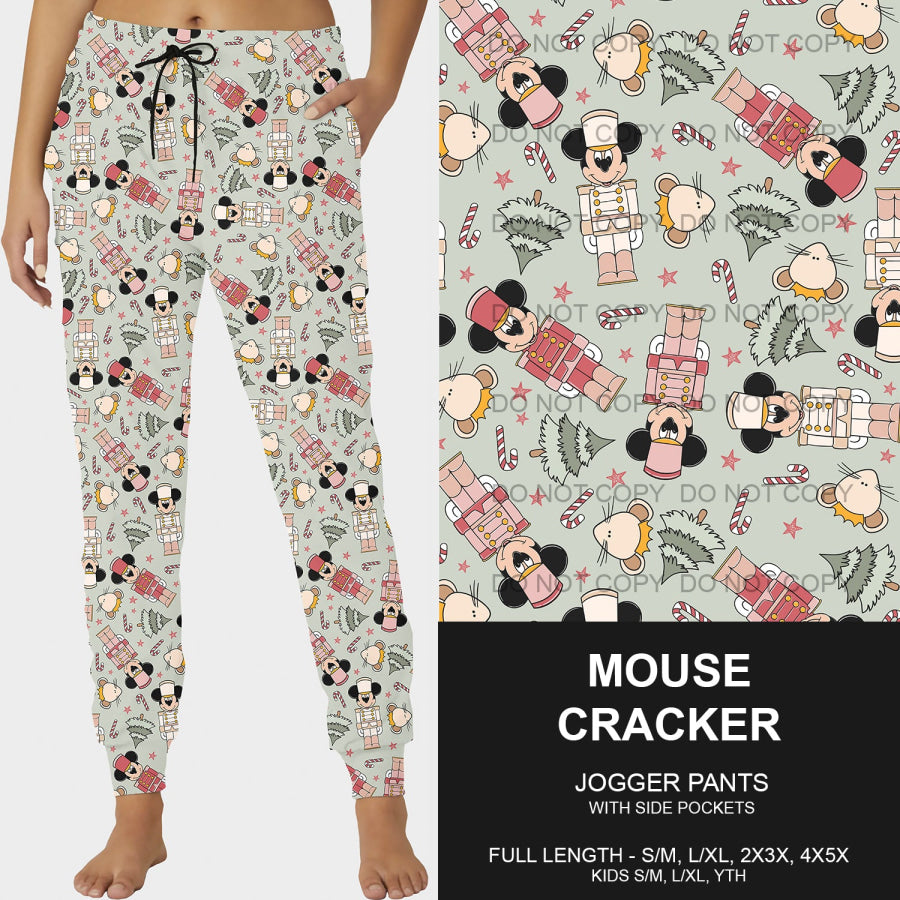 PREORDER Custom Leggings / Joggers / Loungers - Mouse Cracker - Closes 1 Oct - ETA late Dec 2024 Loungewear