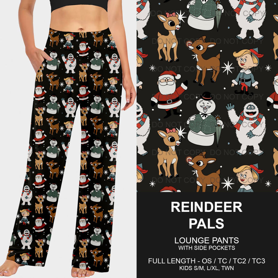 PREORDER Custom Leggings / Joggers / Loungers - Reindeer Pals - Closes 24 Sep - ETA mid Dec 2024 Loungewear