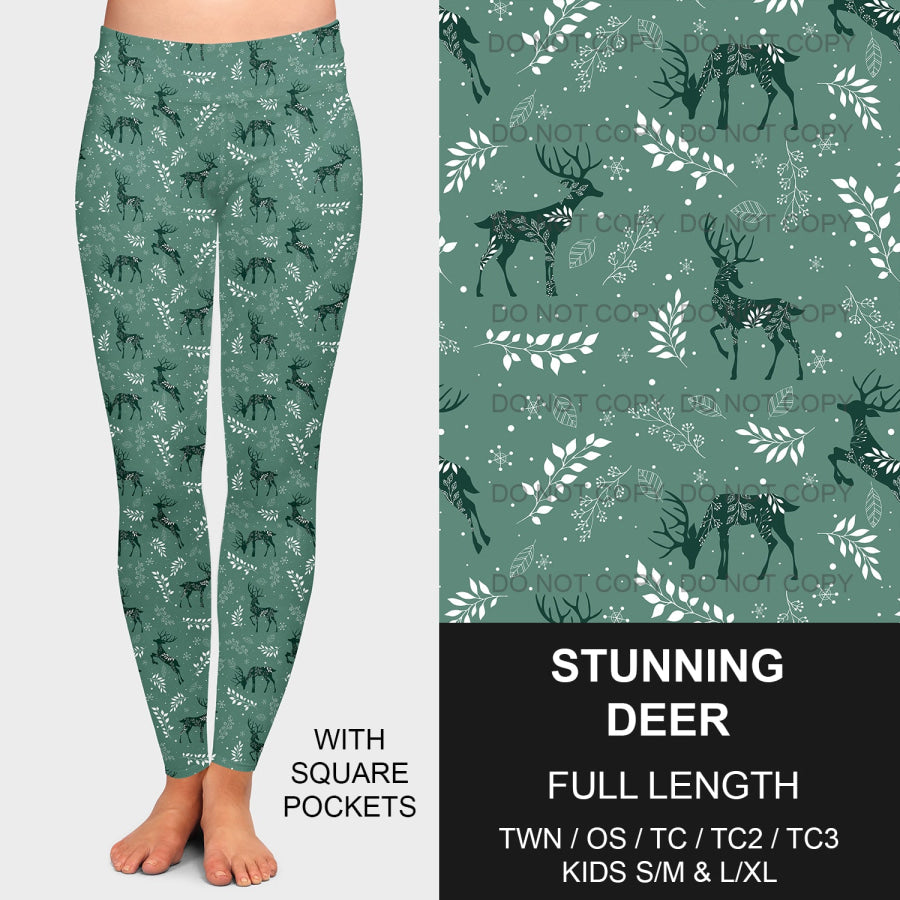 PREORDER Custom Leggings / Joggers / Loungers - Stunning Deer - Closes 1 Oct - ETA late Dec 2024 Loungewear