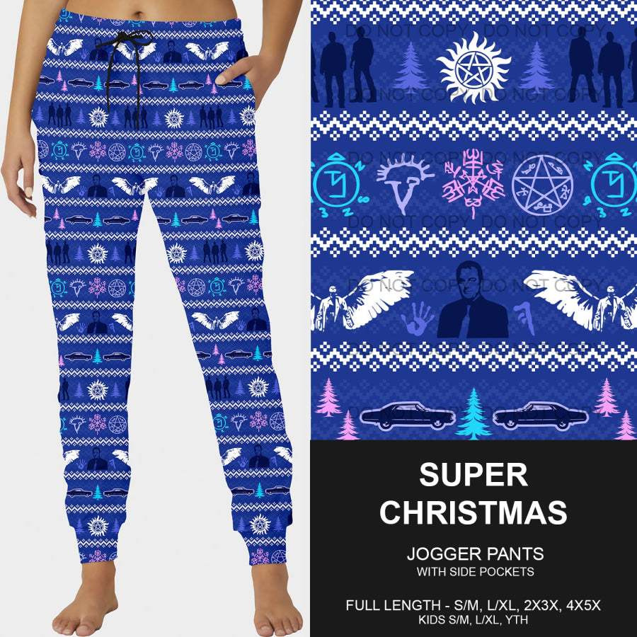 PREORDER Custom Leggings / Joggers / Loungers - Super Christmas - Closes 1 Oct - ETA late Dec 2024 Loungewear