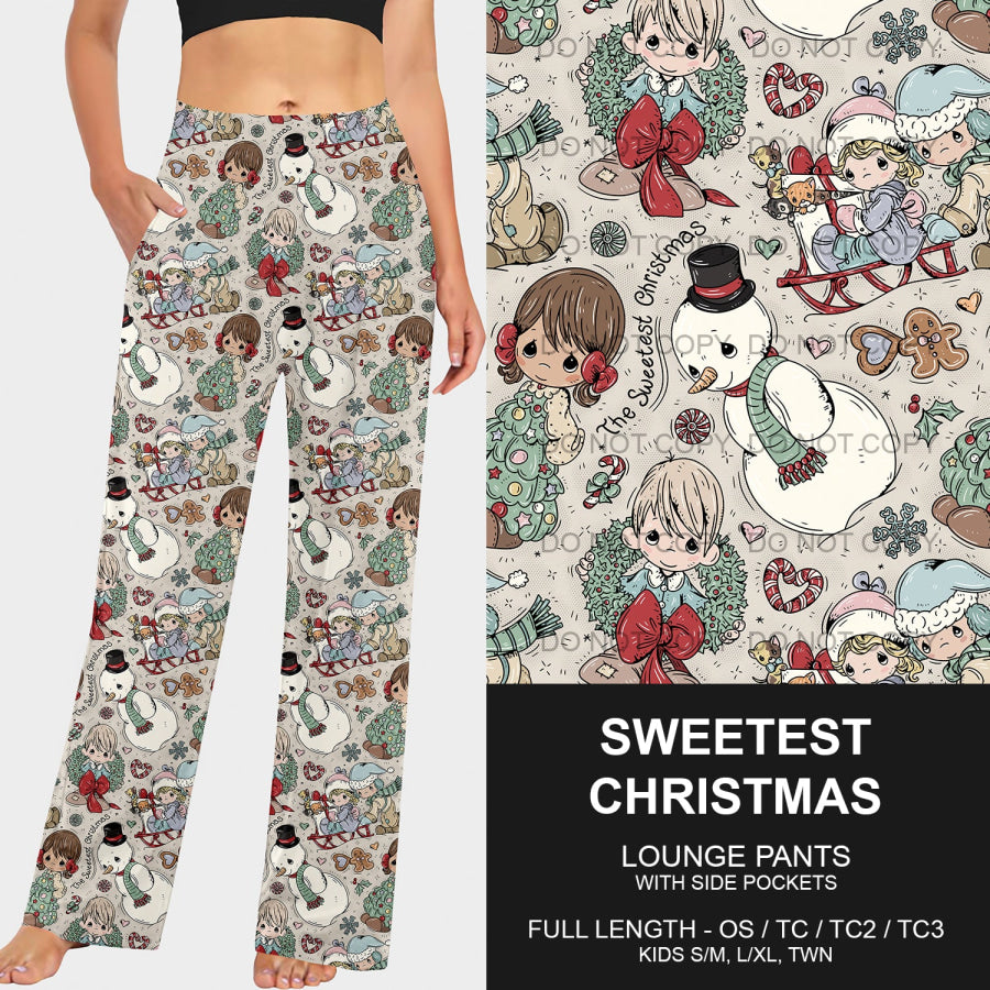 PREORDER Custom Leggings / Joggers / Loungers - Sweetest Christmas - Closes 1 Oct - ETA late Dec 2024 Loungewear