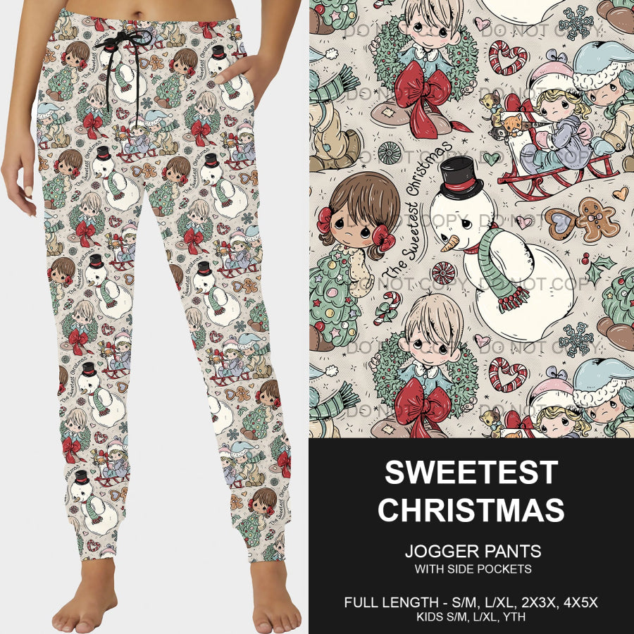 PREORDER Custom Leggings / Joggers / Loungers - Sweetest Christmas - Closes 1 Oct - ETA late Dec 2024 Loungewear