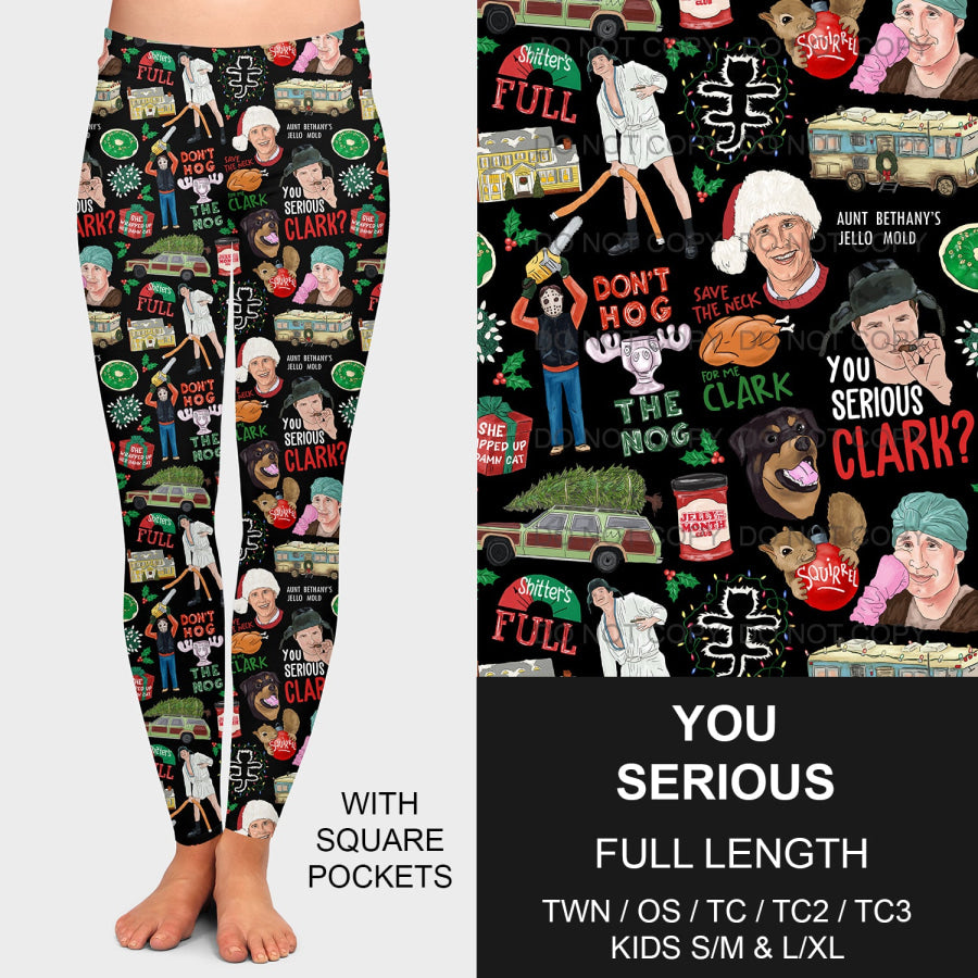 PREORDER Custom Leggings / Joggers / Loungers - You Serious - Closes 24 Sep - ETA mid Dec 2024 Loungewear