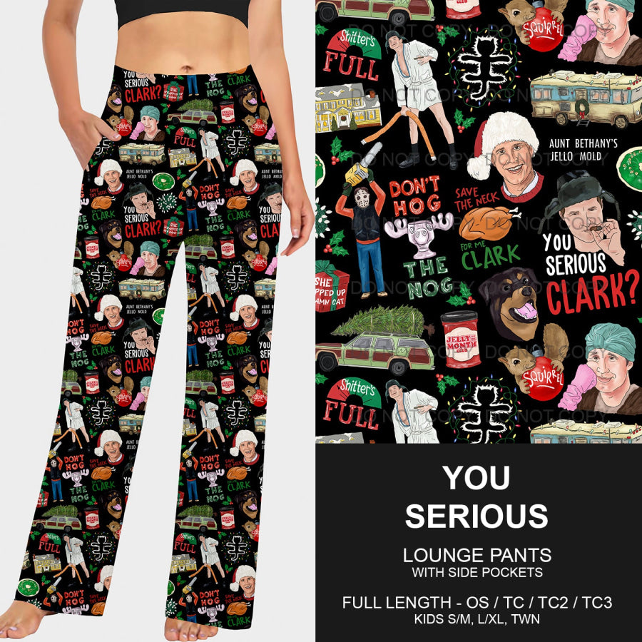 PREORDER Custom Leggings / Joggers / Loungers - You Serious - Closes 24 Sep - ETA mid Dec 2024 Loungewear