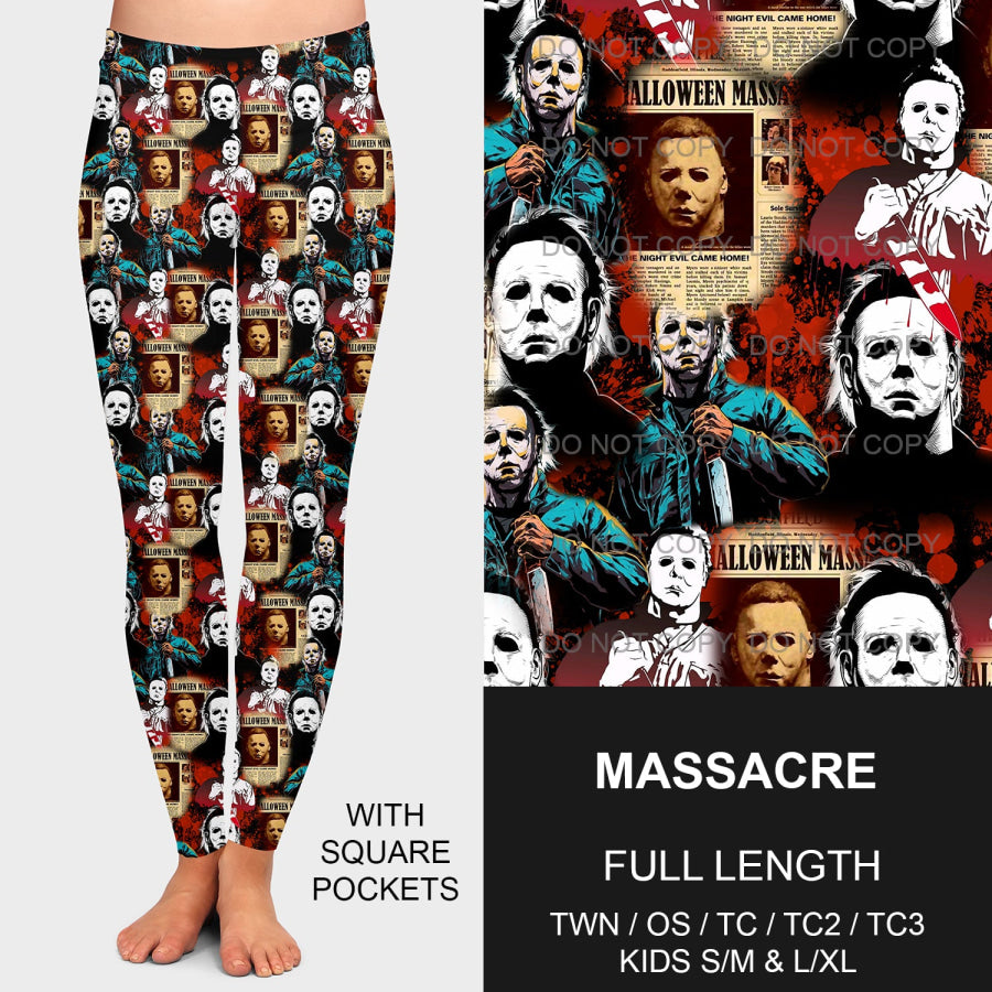 PREORDER Custom Leggings / Joggers - Massacre - Closes 26 Sep - ETA mid Dec 2024 Loungewear