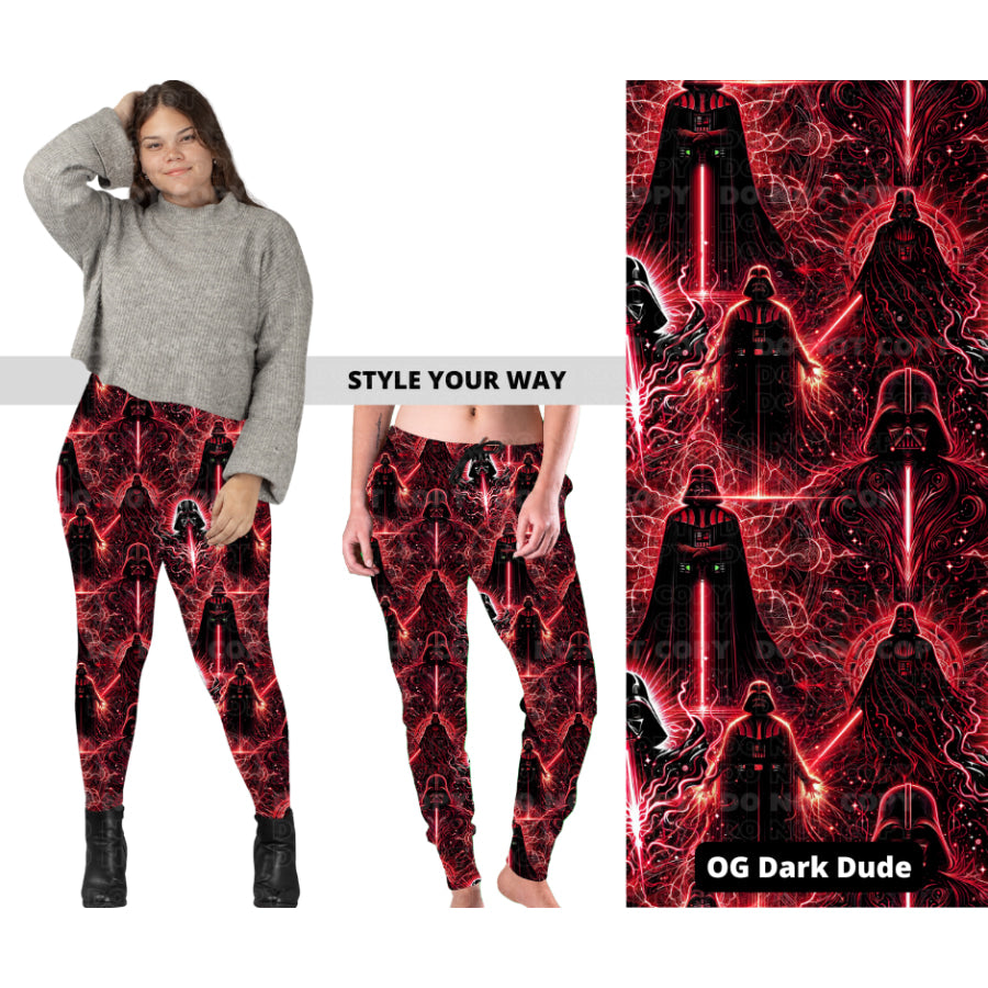 Preorder Custom Leggings / Joggers - OG Dark Dude - Closes 23 Sep - ETA mid Dec 2024 Leggings