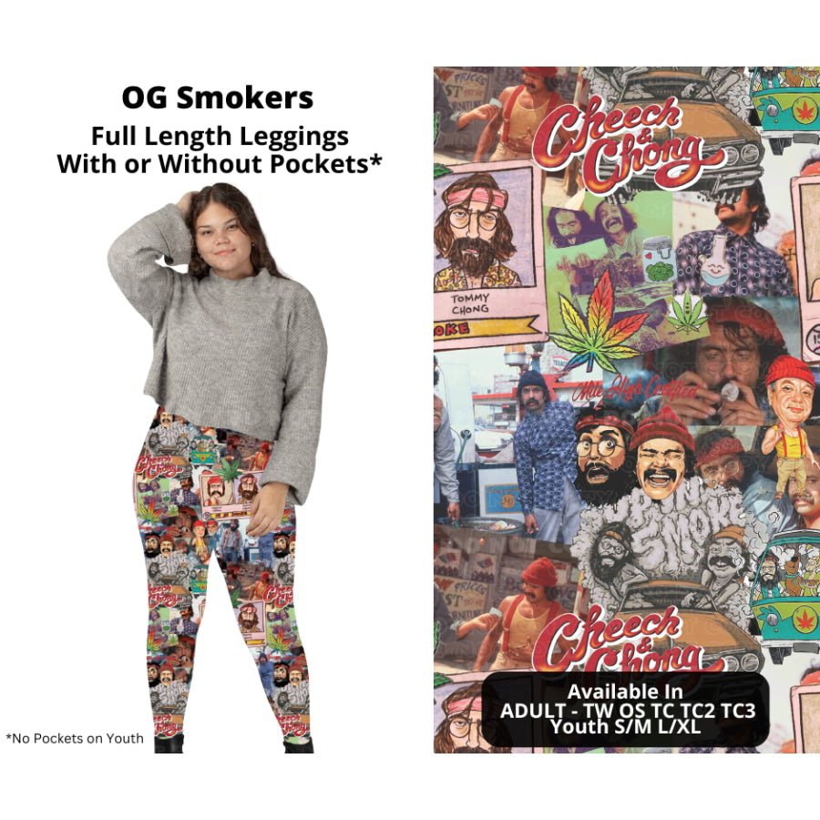 Preorder Custom Leggings / Joggers - OG Smokers - Closes 23 Sep - ETA mid Dec 2024 Leggings