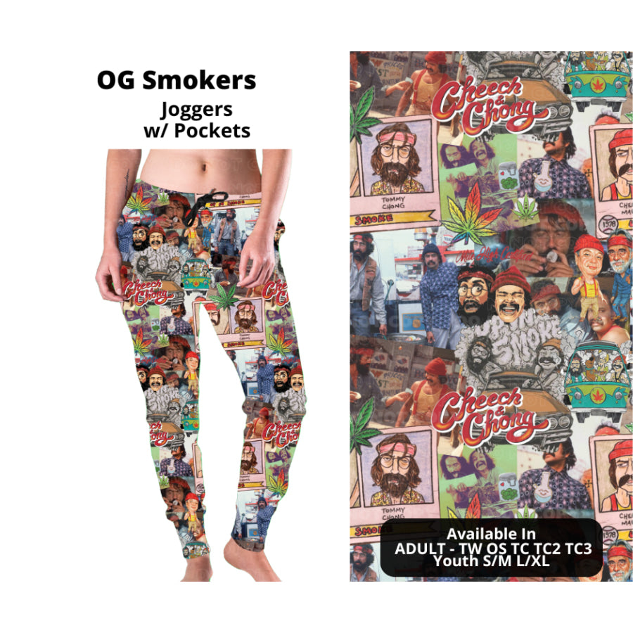 Preorder Custom Leggings / Joggers - OG Smokers - Closes 23 Sep - ETA mid Dec 2024 Leggings