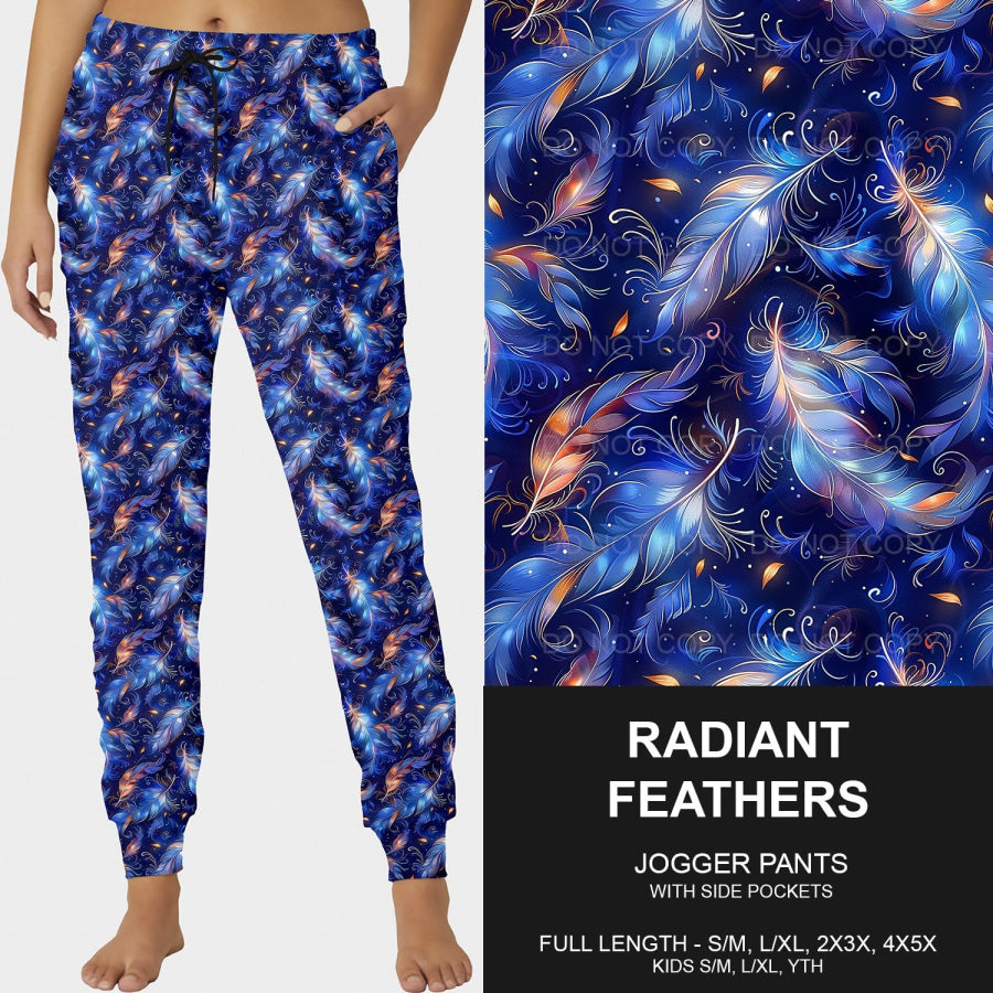 PREORDER Custom Leggings / Joggers - Radiant Feathers - Closes 31 Dec - ETA early Apr 2025 Loungewear