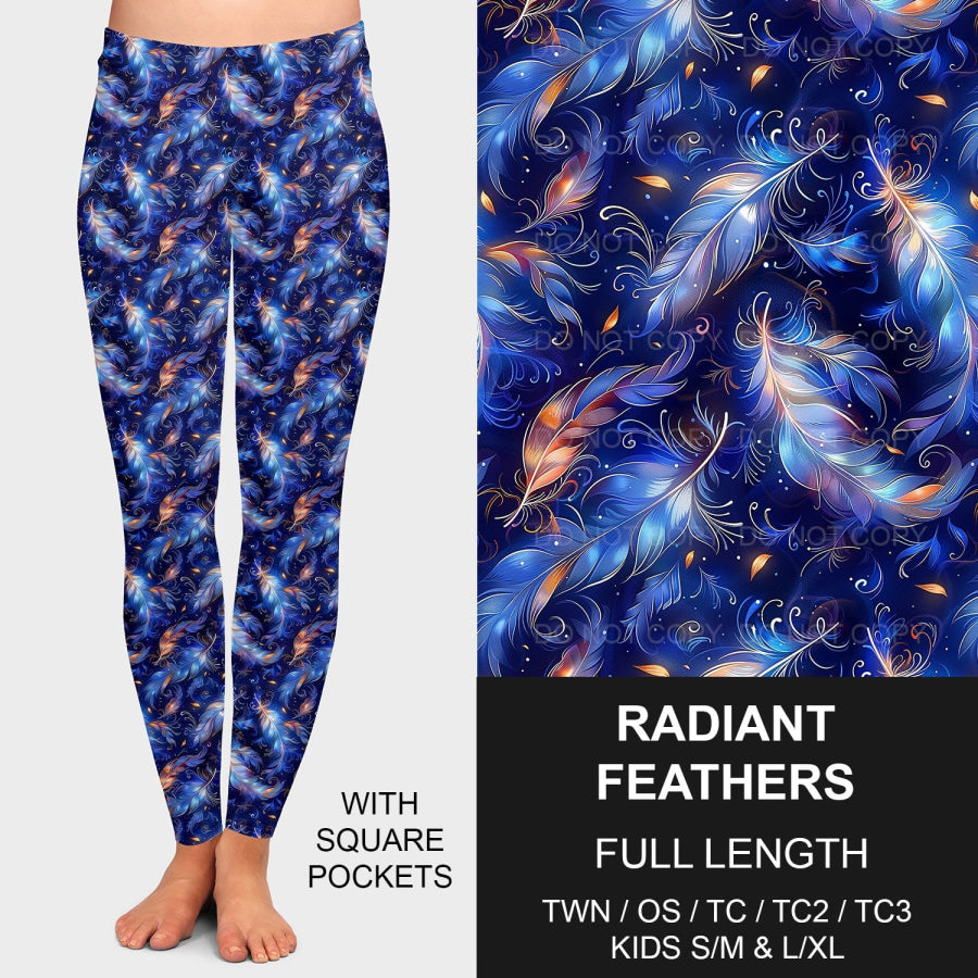 PREORDER Custom Leggings / Joggers - Radiant Feathers - Closes 31 Dec - ETA early Apr 2025 Loungewear