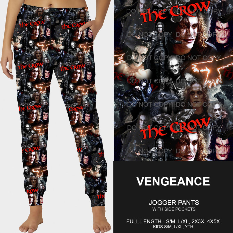 PREORDER Custom Leggings / Joggers - Vengeance - Closes 26 Sep - ETA mid Dec 2024 Loungewear