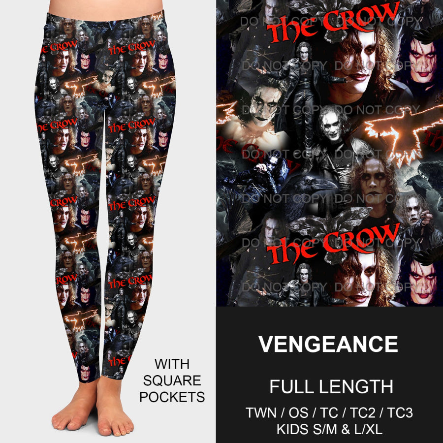 PREORDER Custom Leggings / Joggers - Vengeance - Closes 26 Sep - ETA mid Dec 2024 Loungewear