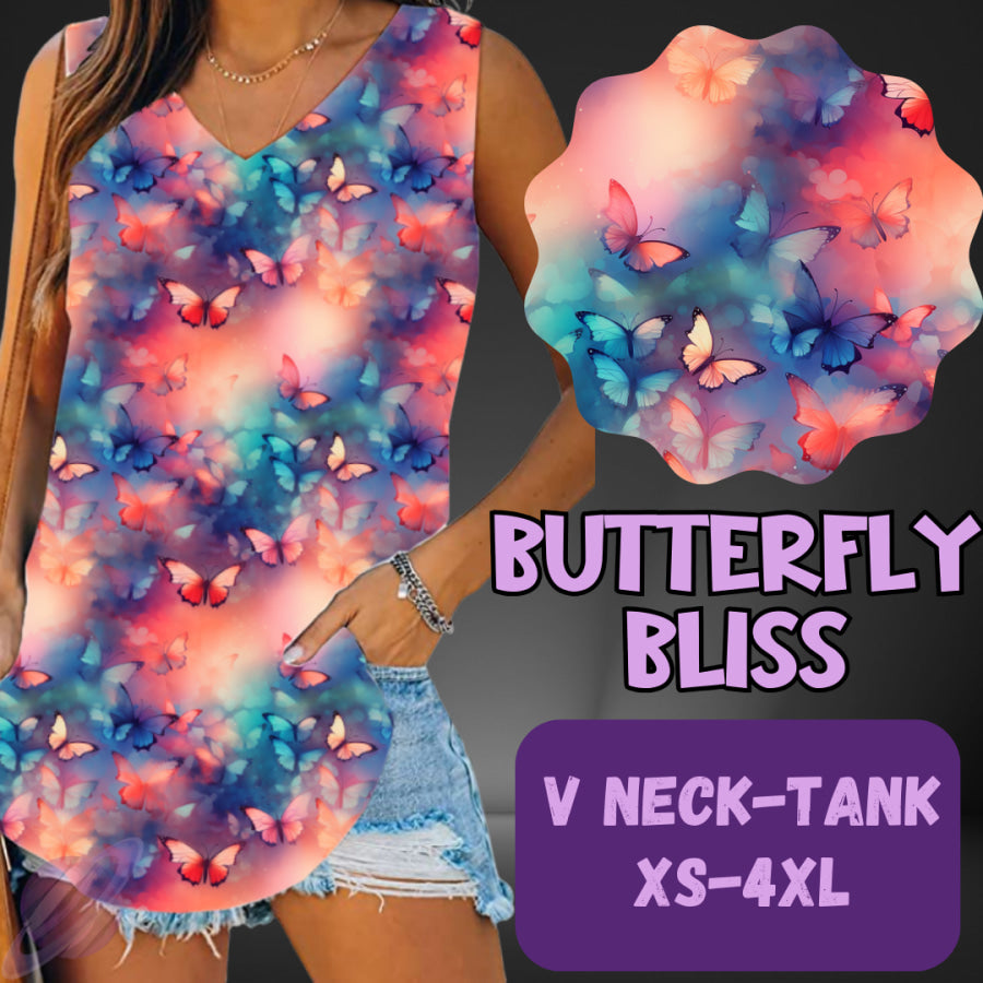 PREORDER Custom Leggings / Tanks / Tunics - Butterfly Bliss - Closes 25 May - ETA late Aug 2025 Leggings