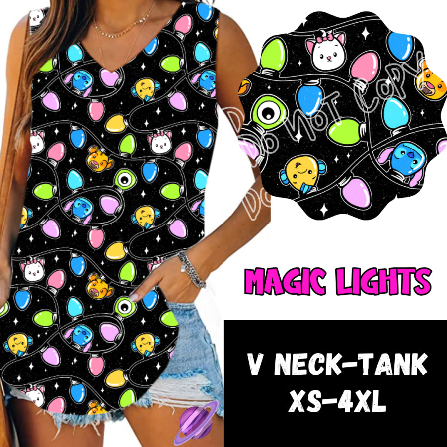 PREORDER Custom Leggings / Tanks / Tunics - Magic Lights - Closes 10 Oct - ETA late Dec 2024 Leggings