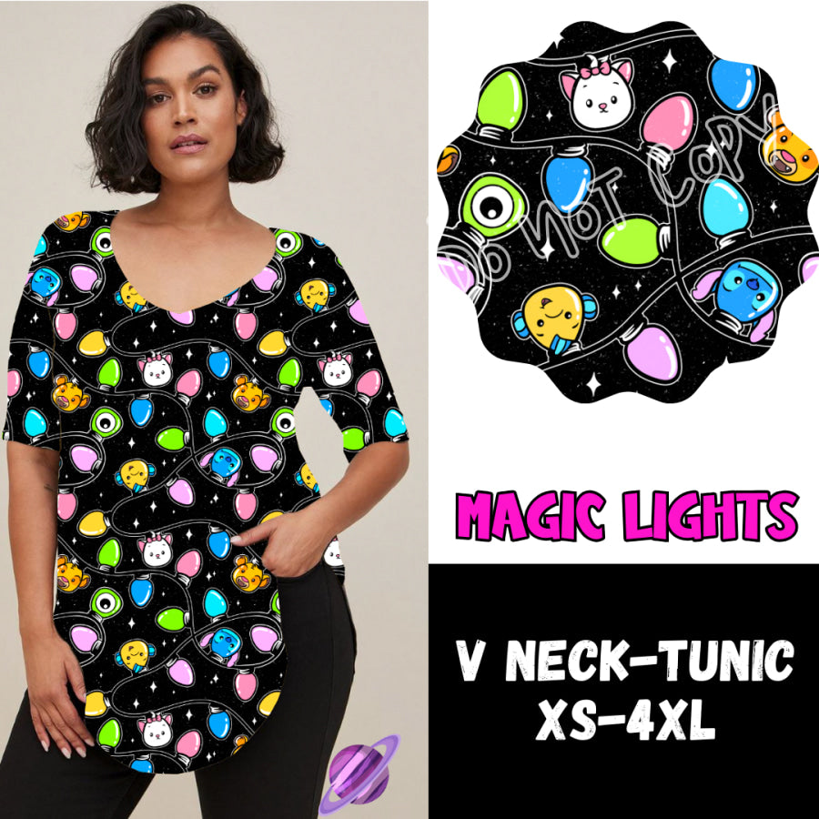 PREORDER Custom Leggings / Tanks / Tunics - Magic Lights - Closes 10 Oct - ETA late Dec 2024 Leggings