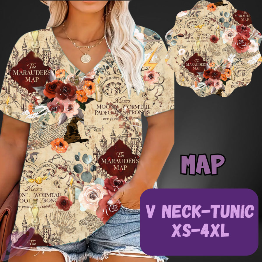 PREORDER Custom Leggings / Tanks / Tunics - Map - Closes 25 May - ETA late Aug 2025 Leggings