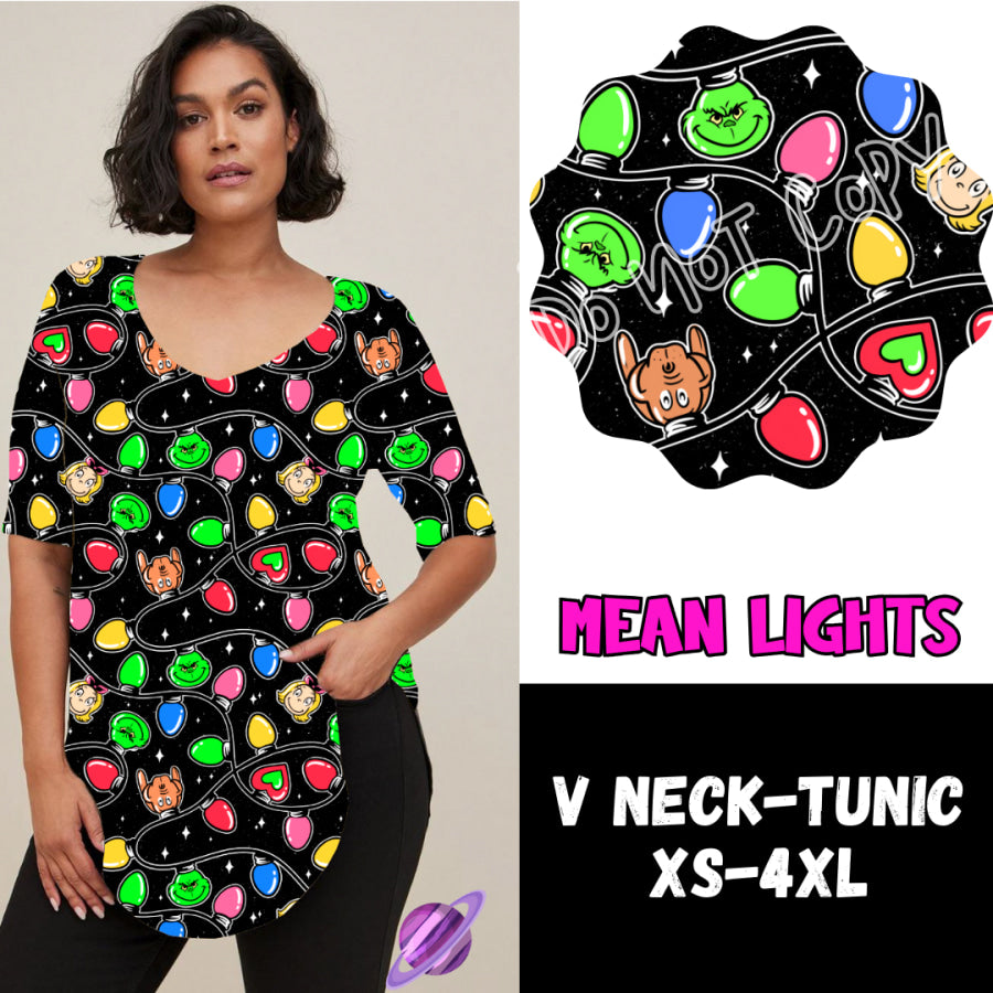 PREORDER Custom Leggings / Tanks / Tunics - Mean Lights - Closes 10 Oct - ETA late Dec 2024 Leggings