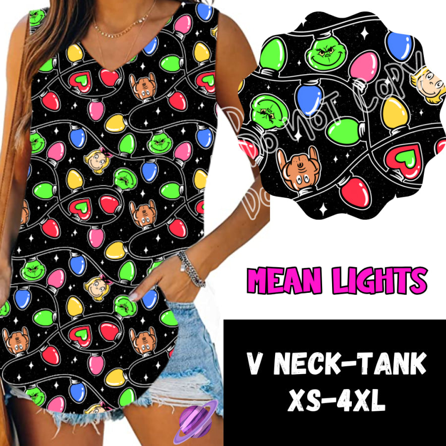 PREORDER Custom Leggings / Tanks / Tunics - Mean Lights - Closes 10 Oct - ETA late Dec 2024 Leggings