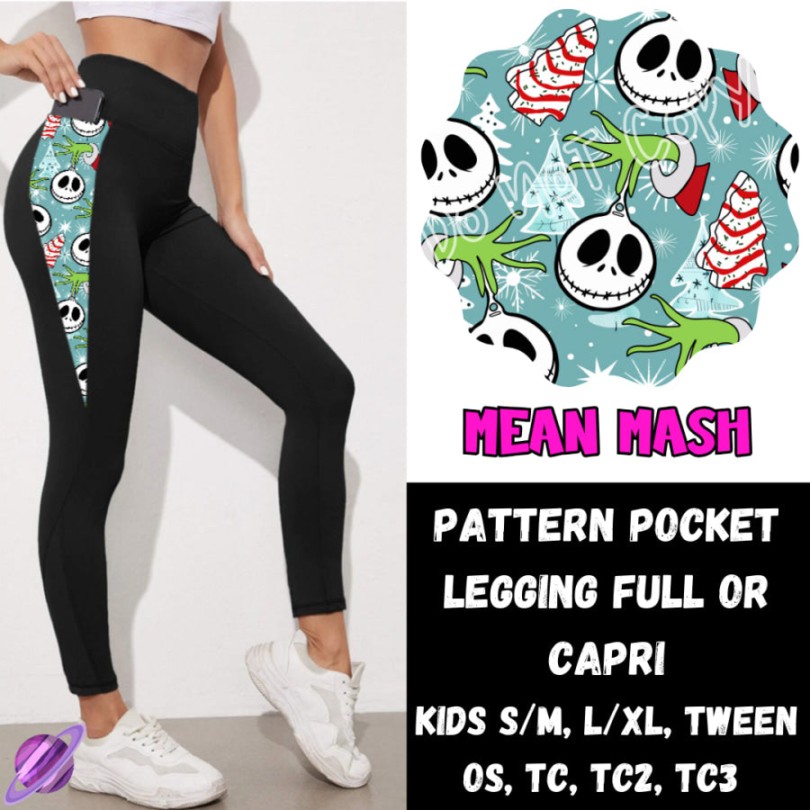 PREORDER Custom Leggings / Tanks / Tunics - Mean Mash - Closes 10 Oct - ETA late Dec 2024 Leggings