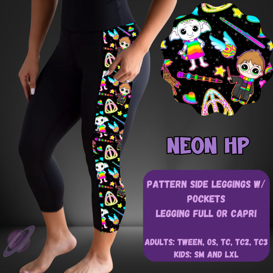 PREORDER Custom Leggings / Tanks / Tunics - Neon HP - Closes 25 May - ETA late Aug 2025 Leggings