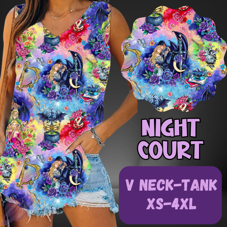 PREORDER Custom Leggings / Tanks / Tunics - Night Court - Closes 25 May - ETA late Aug 2025 Leggings